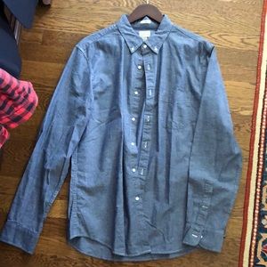 J. Crew Blue Casual Button Down